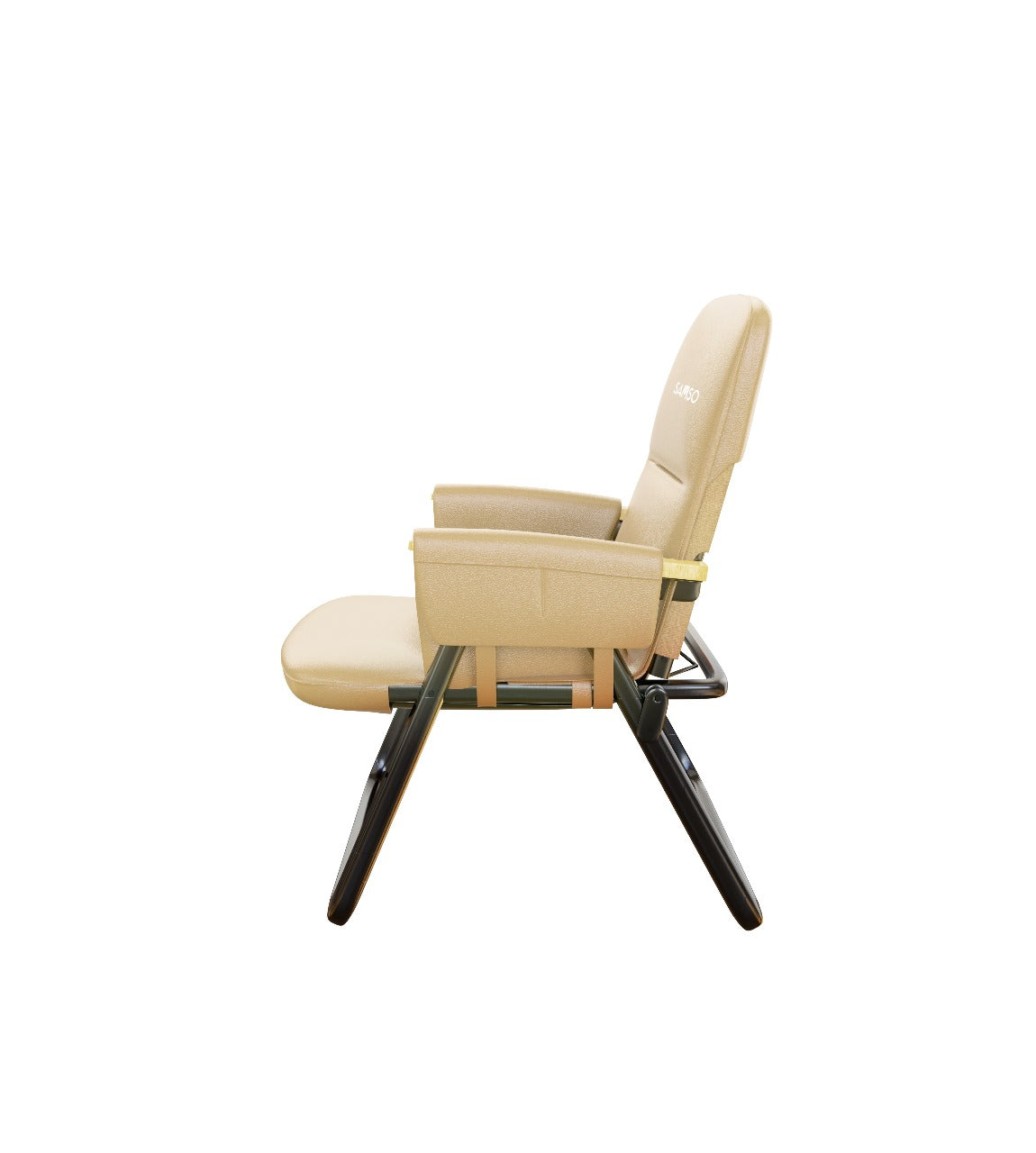 SAMSO M-Chair Foldable Massage Chair, Compact and Portable, Kneading Massage for Relaxation, Spot or Shiatsu Massage for Neck, Upper Back, Lower Back and Thighs