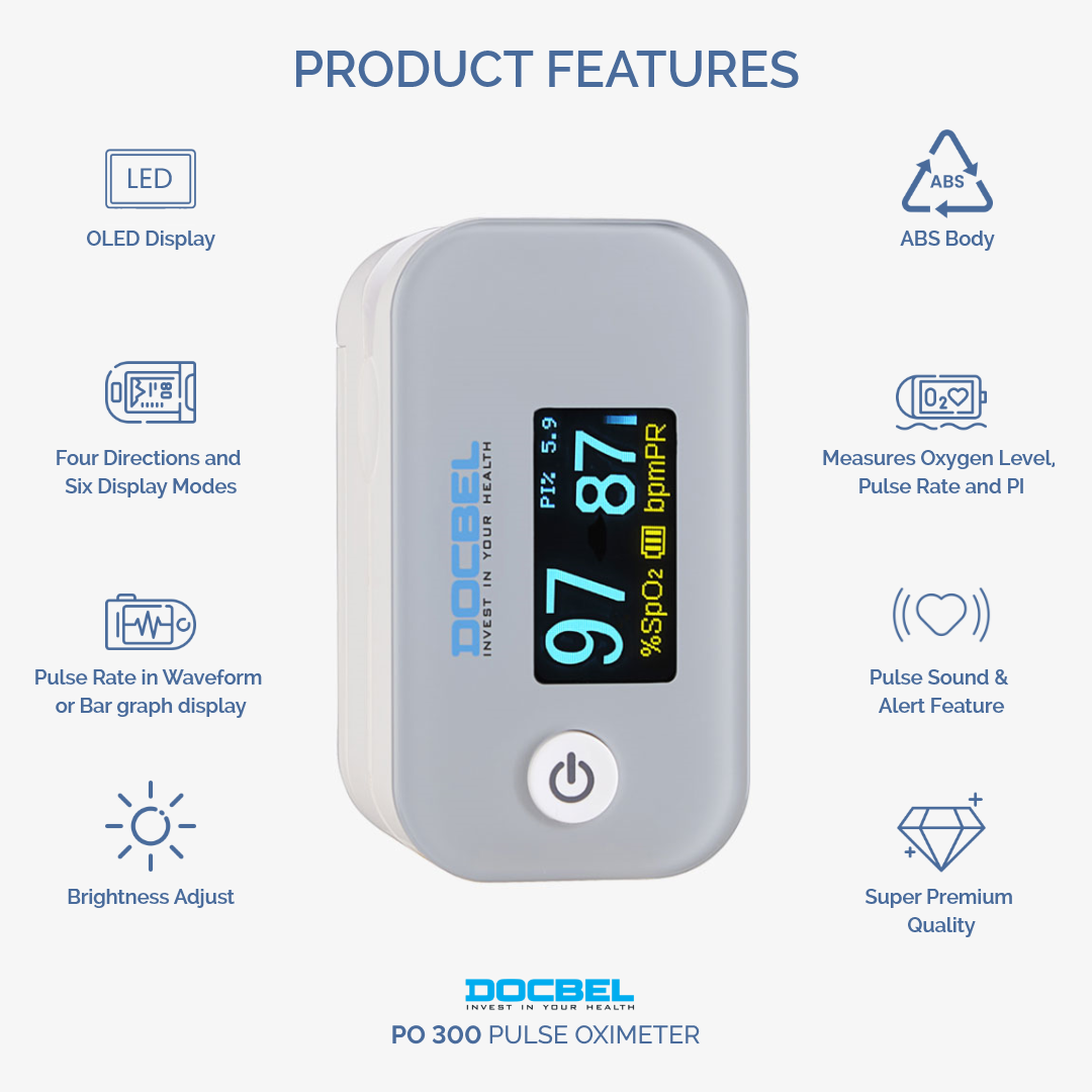 Docbel PO 300 Fingertip Pulse Oximeter