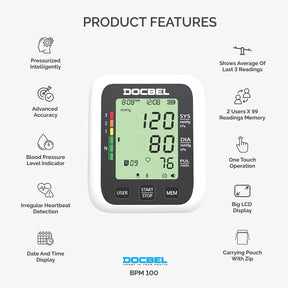 Docbel BPM 100 Digital Blood Pressure Monitor