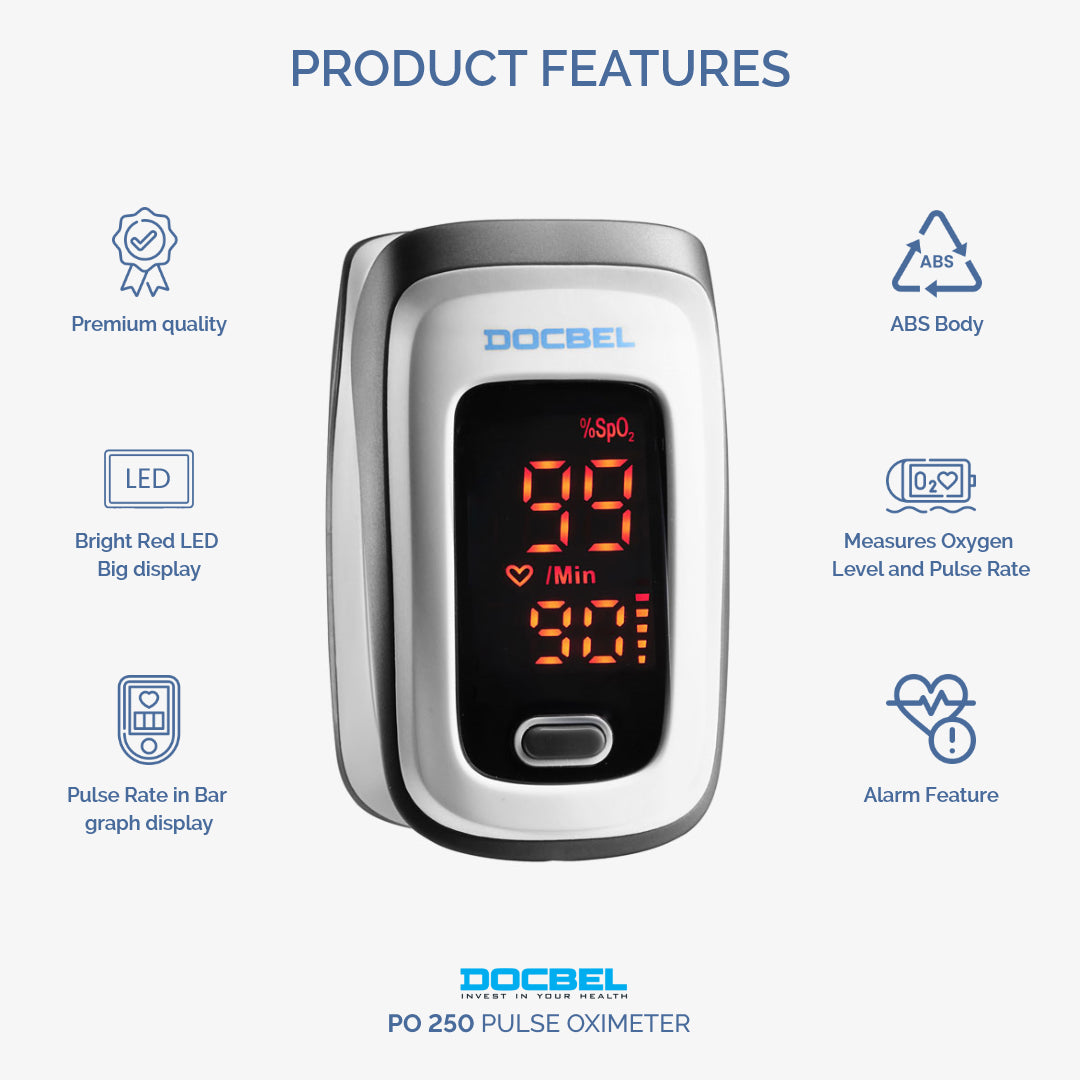 Docbel PO 250 Fingertip Pulse Oximeter